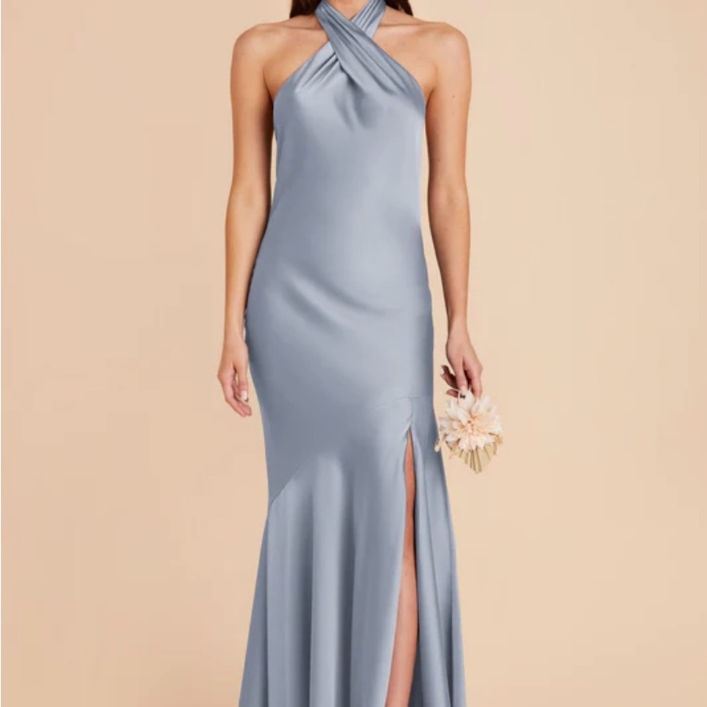 Birdy Grey Stephanie Satin Dusty Blue